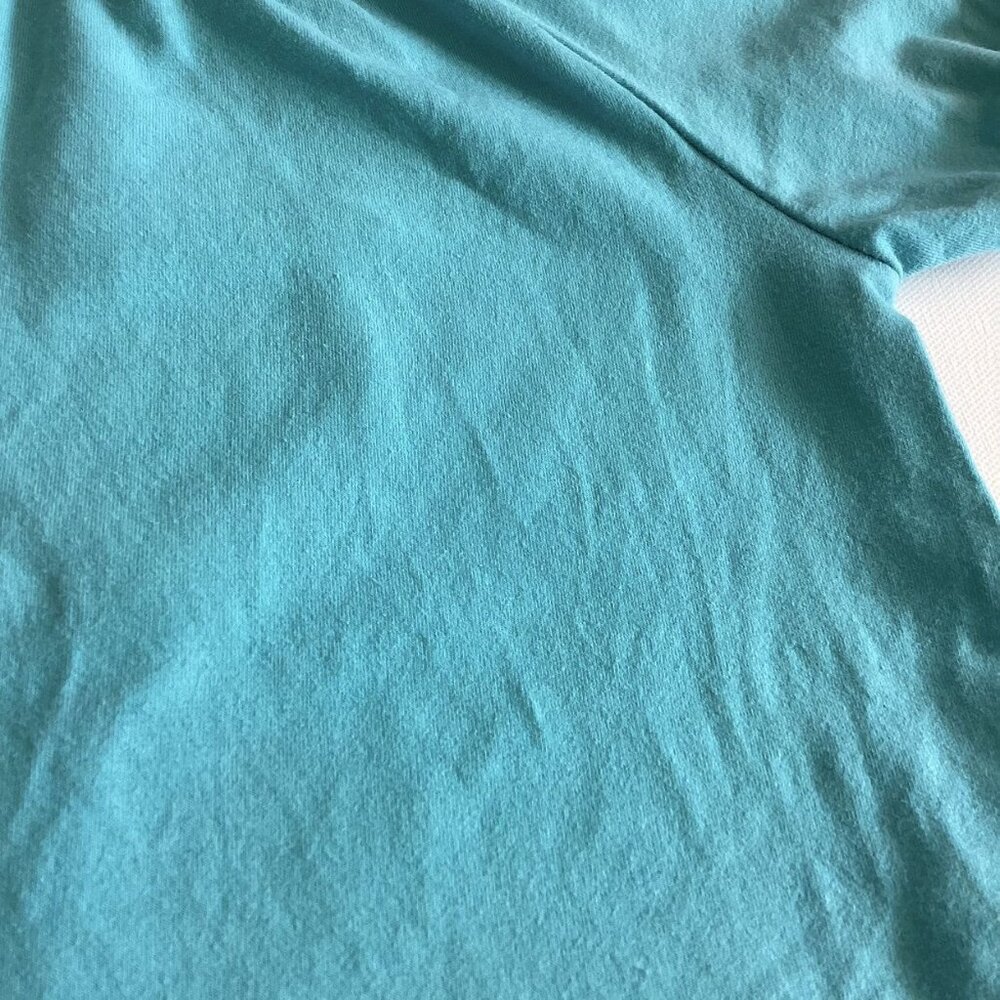 Art & Eden Aqua Ruffle Hem Top - Picture 2 of 5